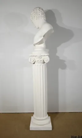 BUST ON COLUMN