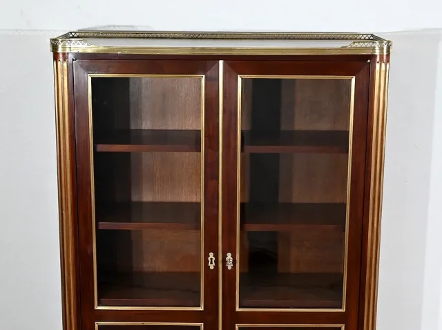 Bibliothèque en Acajou, style Louis XVI – 2ème moitié XIXe