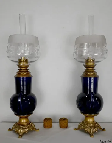 PAREJA DE LAMPARAS DE GASOLINA