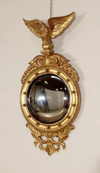KONVEXSPIEGEL IM FRANZÖSISCHEN EMPIRE-STIL