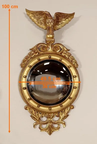 KONVEXSPIEGEL IM FRANZÖSISCHEN EMPIRE-STIL