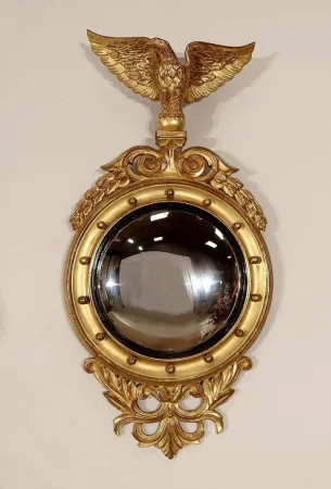 KONVEXSPIEGEL IM FRANZÖSISCHEN EMPIRE-STIL