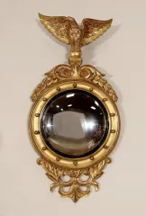 FRENCH EMPIRE STYLE  CONVEX MIRROR