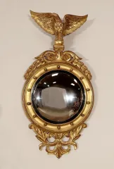 KONVEXSPIEGEL IM FRANZÖSISCHEN EMPIRE-STIL