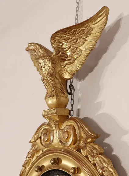 KONVEXSPIEGEL IM FRANZÖSISCHEN EMPIRE-STIL