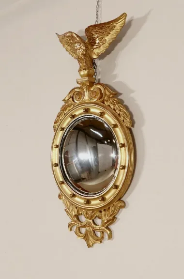 KONVEXSPIEGEL IM FRANZÖSISCHEN EMPIRE-STIL