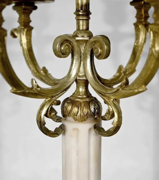 PAAR LOUIS XVI-STIL-KANDELABER