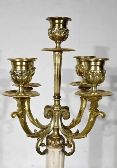 PAAR LOUIS XVI-STIL-KANDELABER