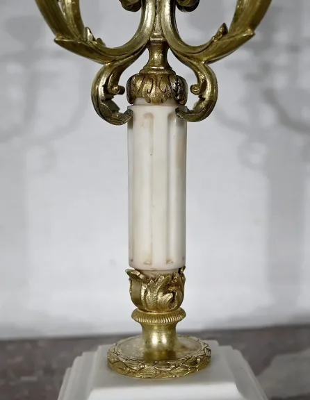 PAAR LOUIS XVI-STIL-KANDELABER