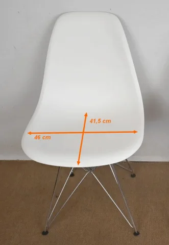 Suite de 6 Chaises, modèle DSR, de Eames – 1960