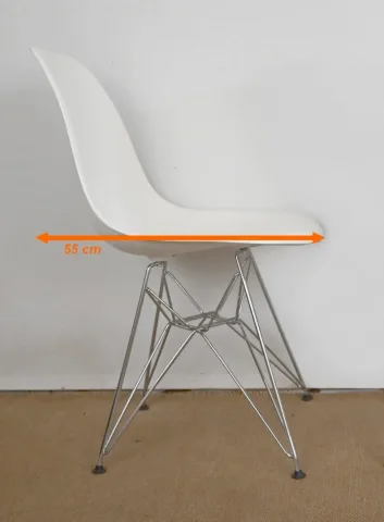 Suite de 6 Chaises, modèle DSR, de Eames – 1960