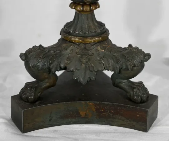 PAAR FRANZÖSISCHE RESTAURATIONSKERZEN
