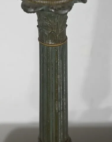 Paire de Chandeliers en Bronze, époque Restauration – Début XIXe