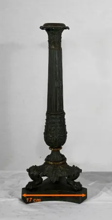 PAAR FRANZÖSISCHE RESTAURATIONSKERZEN