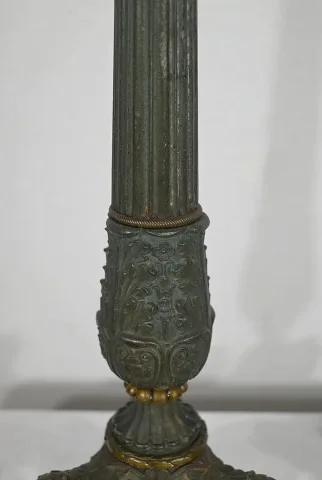 Paire de Chandeliers en Bronze, époque Restauration – Début XIXe