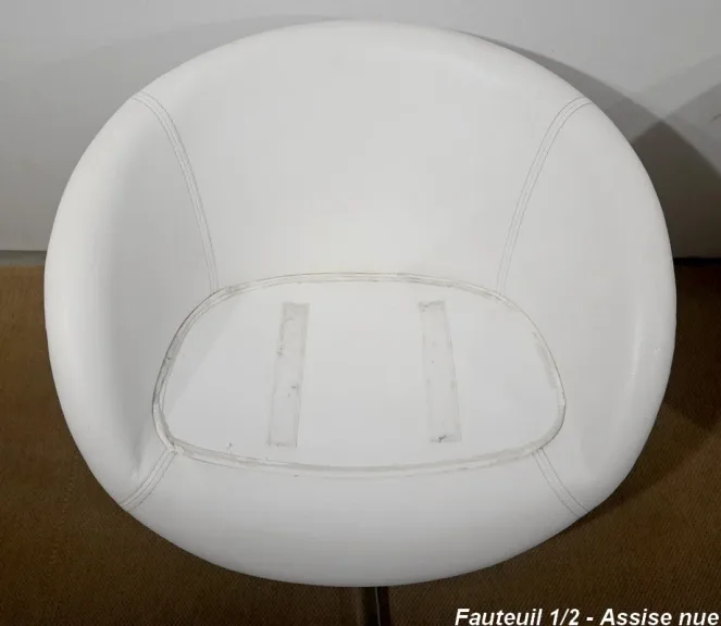 PAAR KUNSTLEDER-SESSEL
