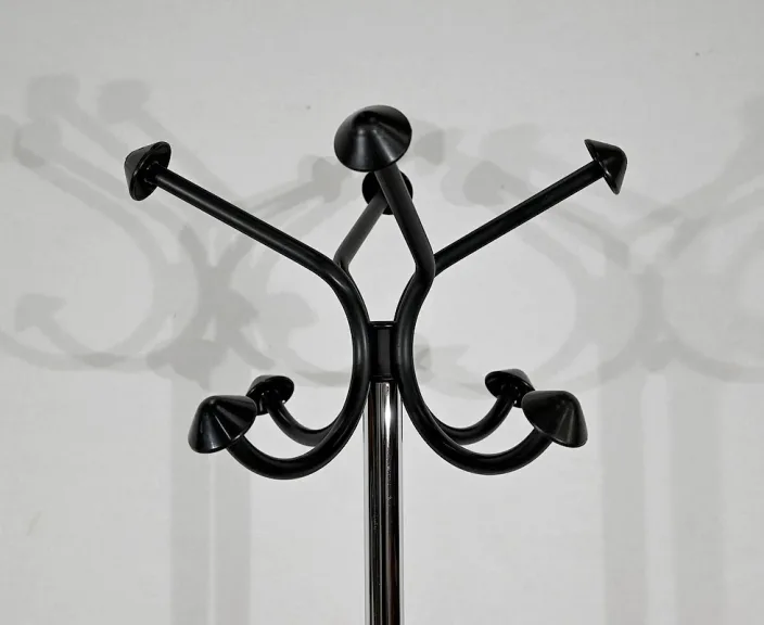 Porte-manteaux Pivotant en Métal Chromé - 1960