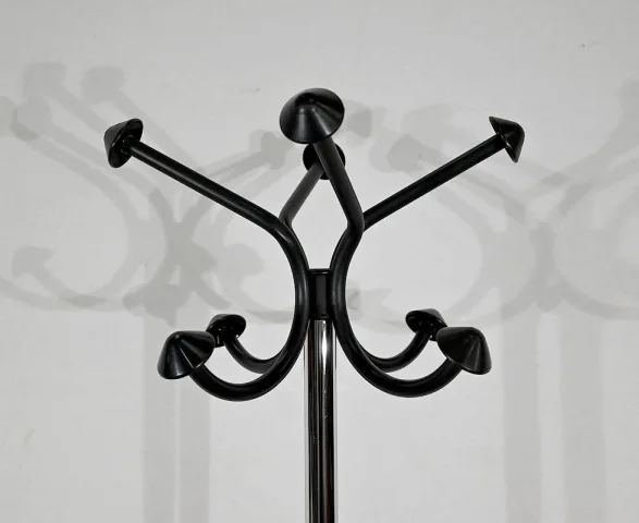 Porte-manteaux Pivotant en Métal Chromé - 1960