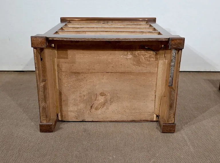 Petite Commode Chiffonnière en Ronce d'Acajou – Fin XIXe