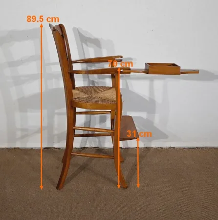Hochstuhl aus Kirschholz