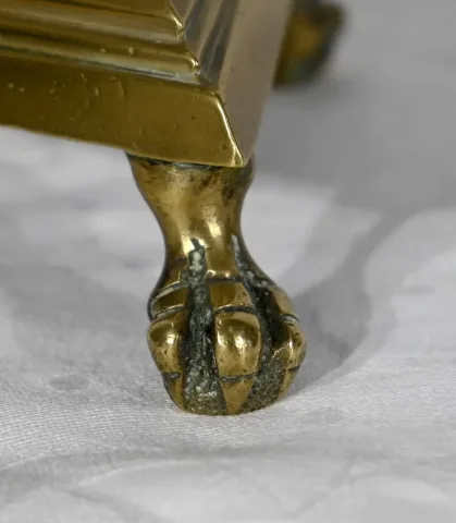 PAAR KERZENHALTER AUS VERGOLDETER BRONZE