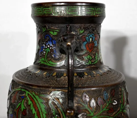 Paire de Vases en Bronze, Chine – Fin XIXe