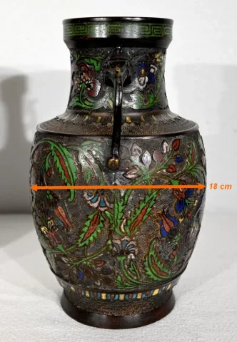 Paire de Vases en Bronze, Chine – Fin XIXe