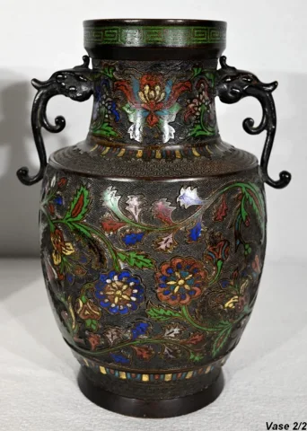 Paire de Vases en Bronze, Chine – Fin XIXe