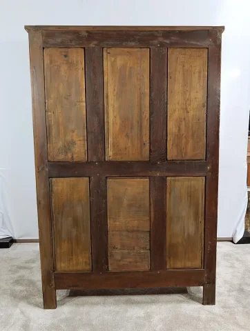 Commode Vitrine de Propriété en Merisier Massif, époque Empire – Début XIXe