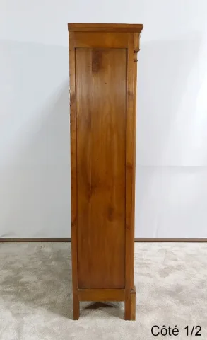 Commode Vitrine de Propriété en Merisier Massif, époque Empire – Début XIXe