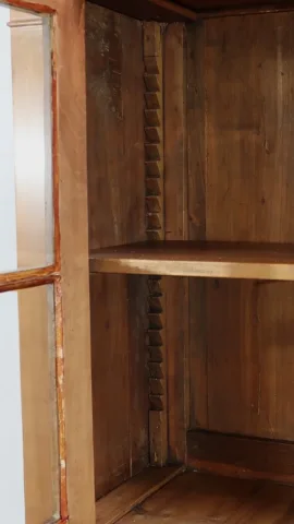 Commode Vitrine de Propriété en Merisier Massif, époque Empire – Début XIXe