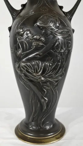 VASI IN PELTRO PERIODO ART NOUVEAU