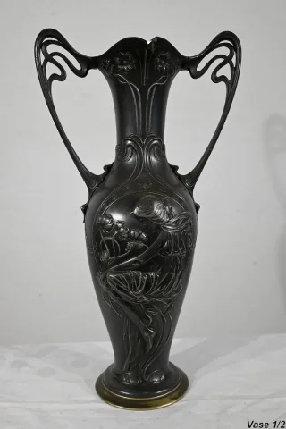 VASI IN PELTRO PERIODO ART NOUVEAU