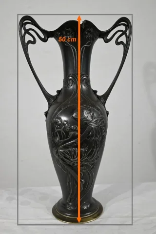 VASI IN PELTRO PERIODO ART NOUVEAU