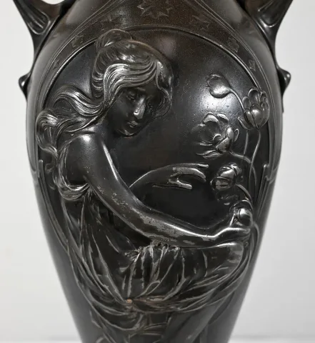 VASI IN PELTRO PERIODO ART NOUVEAU