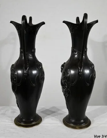 VASI IN PELTRO PERIODO ART NOUVEAU