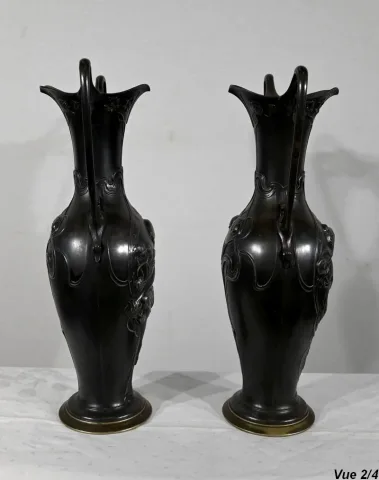 VASI IN PELTRO PERIODO ART NOUVEAU