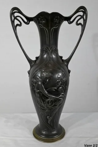 VASI IN PELTRO PERIODO ART NOUVEAU