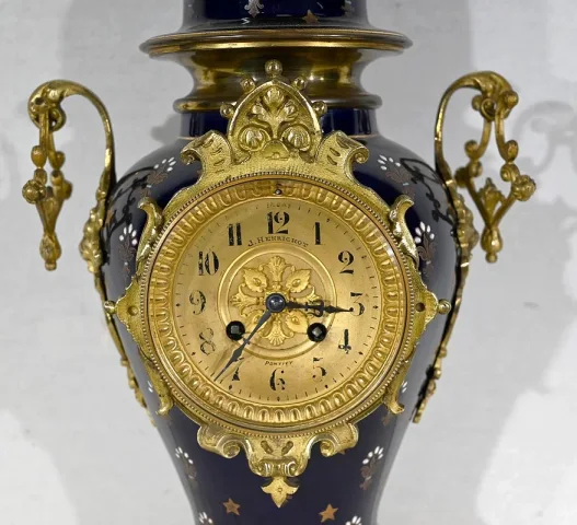 Importante Garniture de Cheminée en Bronze Doré – Fin XIXe