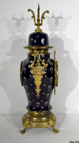 Importante Garniture de Cheminée en Bronze Doré – Fin XIXe