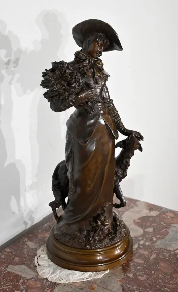 BRONZESKULPTUR von A. GAUDEZ
