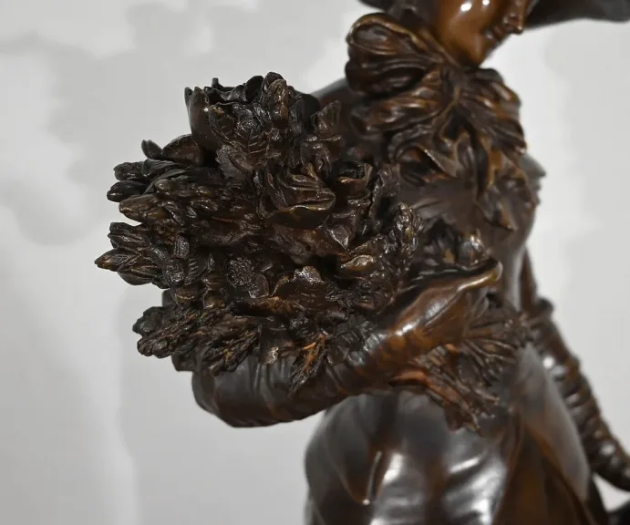 BRONZESKULPTUR von A. GAUDEZ