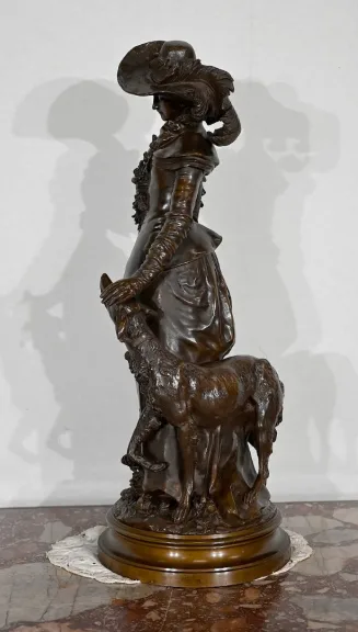 BRONZESKULPTUR von A. GAUDEZ
