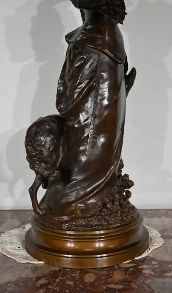 BRONZESKULPTUR von A. GAUDEZ