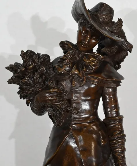 BRONZESKULPTUR von A. GAUDEZ
