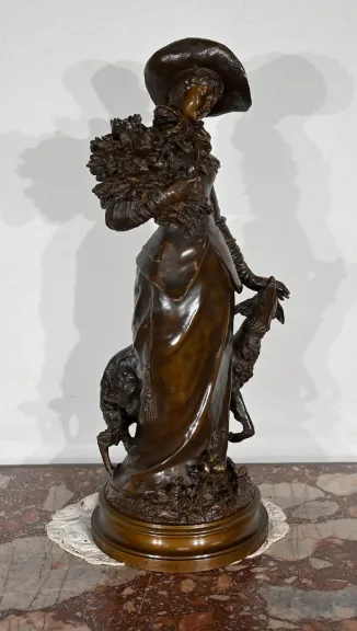 BRONZESKULPTUR von A. GAUDEZ
