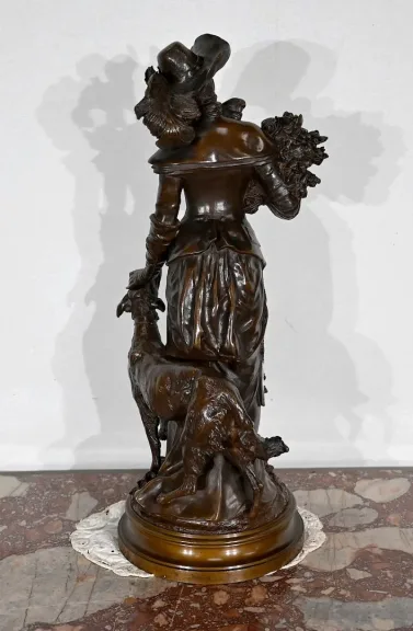 BRONZESKULPTUR von A. GAUDEZ