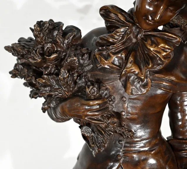 BRONZESKULPTUR von A. GAUDEZ