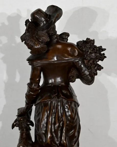 BRONZESKULPTUR von A. GAUDEZ