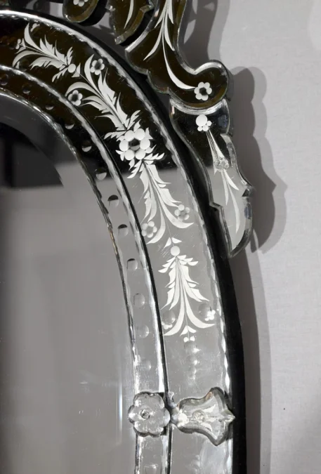 Miroir Ovale Vénitien - 1940